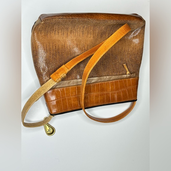 Accents by Sharif Patchwork Leather Handbag - Picture 2 of 10